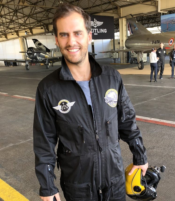 Breitling Jet Team — Suited up before the L-39 Albatros flight