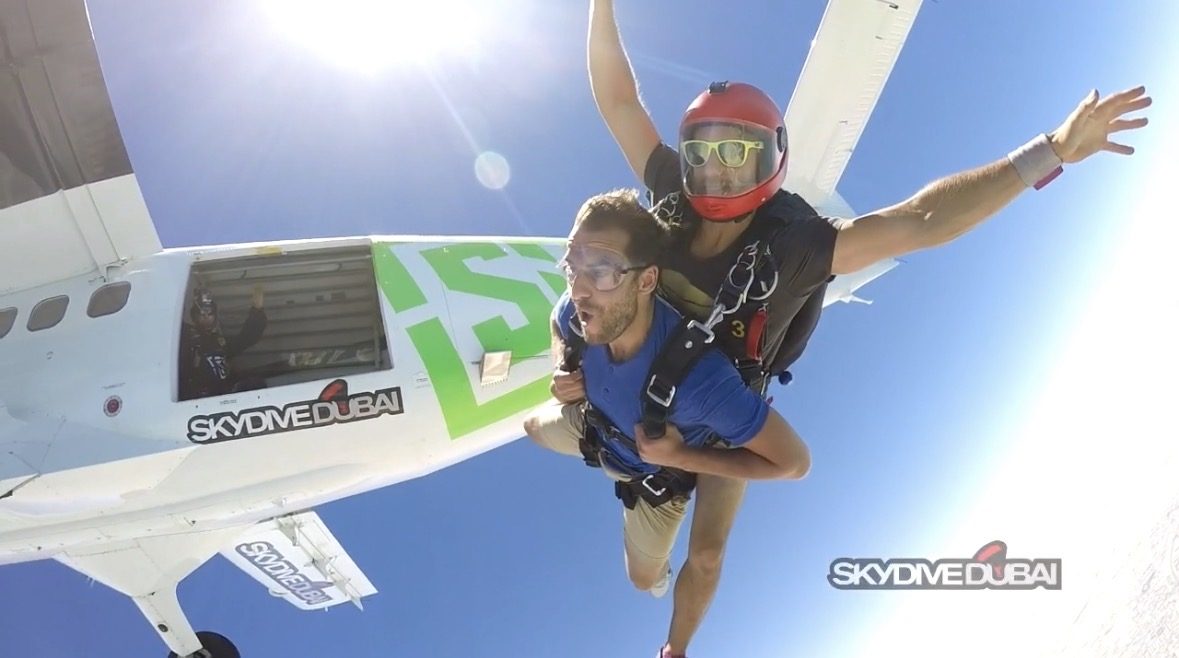 Off Duty — Tandem skydive, Skydive Dubai